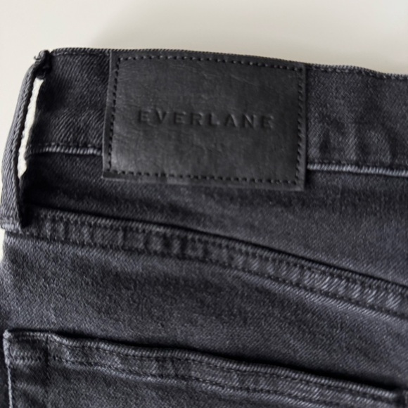 Everlane The Original Cheeky® High Rise Jean Washed Black Women’s size 27 Crop - Picture 9 of 16